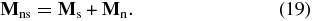 Equation (19)