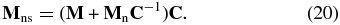 Equation (20)
