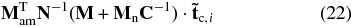 Equation (22)