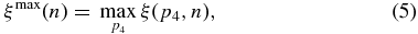 Equation (5)