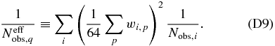Equation (D9)