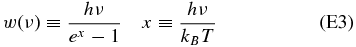 Equation (E3)