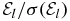 $\mathcal {E}_l/\sigma (\mathcal {E}_l)$