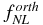$f_{{\it NL}}^{\it orth}$