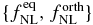$\lbrace f_{{\rm NL}}^{\rm eq}, f_{{\rm NL}}^{\rm orth}\rbrace$