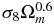 $\sigma _8 \Omega _m^{0.6}$