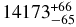 $14173^{+ 66}_{- 65}$
