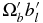 $\Omega _b^{\prime } b^{\prime }_l$