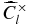 ${\widehat{C}}_l^\times$