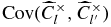 $\mbox{Cov}({\widehat{C}}^\times _l, {\widehat{C}}^\times _{l^{\prime }})$