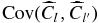 $\mbox{Cov}({\widehat{C}}_l,{\widehat{C}}_{l^{\prime }})$