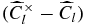 $({\widehat{C}}_l^\times -{\widehat{C}}_l)$
