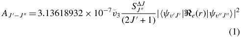 Equation (1)