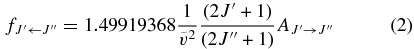 Equation (2)