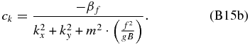 Equation (B15b)