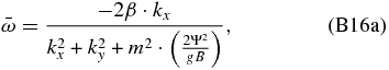 Equation (B16a)