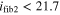 ${i}_{\mathrm{fib}2}\lt 21.7$
