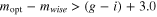 ${m}_{\mathrm{opt}}-{m}_{{wise}}\gt (g-i)+3.0$