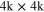 $4{\rm{k}}\times 4{\rm{k}}$