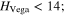${H}_{\mathrm{Vega}}\lt 14;$