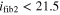 ${i}_{\mathrm{fib}2}\lt 21.5$