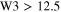 ${\rm{W}}3\gt 12.5$