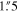 $1\buildrel{\prime\prime}\over{.} 5$