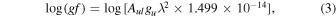 Equation (3)