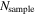 ${N}_{\mathrm{sample}}$
