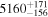 ${5160}_{-156}^{+171}$