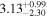 ${3.13}_{-2.30}^{+0.99}$