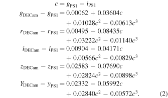 Equation (2)