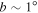 $b\sim 1^\circ $