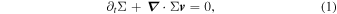 Equation (1)