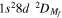 $1{s}^{2}8d{}^{2}{D}_{{M}_{f}}$
