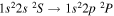 $1{s}^{2}2s{}^{2}S\to 1{s}^{2}2p{}^{2}P$