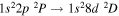 $1{s}^{2}2p{}^{2}P\to 1{s}^{2}8d{}^{2}D$