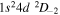 $1{s}^{2}4d{}^{2}{D}_{-2}$