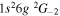 $1{s}^{2}6g{}^{2}{G}_{-2}$