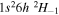 $1{s}^{2}6h{}^{2}{H}_{-1}$