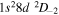 $1{s}^{2}8d{}^{2}{D}_{-2}$