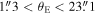 $1\buildrel{\prime\prime}\over{.} 3\lt {\theta }_{{\rm{E}}}\lt 23\buildrel{\prime\prime}\over{.} 1$