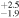 ${}_{-1.9}^{+2.5}$