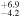 ${}_{-4.2}^{+6.9}$