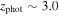 ${z}_{\mathrm{phot}}\sim 3.0$