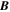 ${\boldsymbol{B}}$