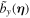 ${\tilde{b}}_{y}({\boldsymbol{\eta }})$