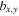 ${b}_{x,y}$