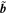 $\tilde{{\boldsymbol{b}}}$
