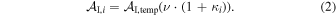 Equation (2)